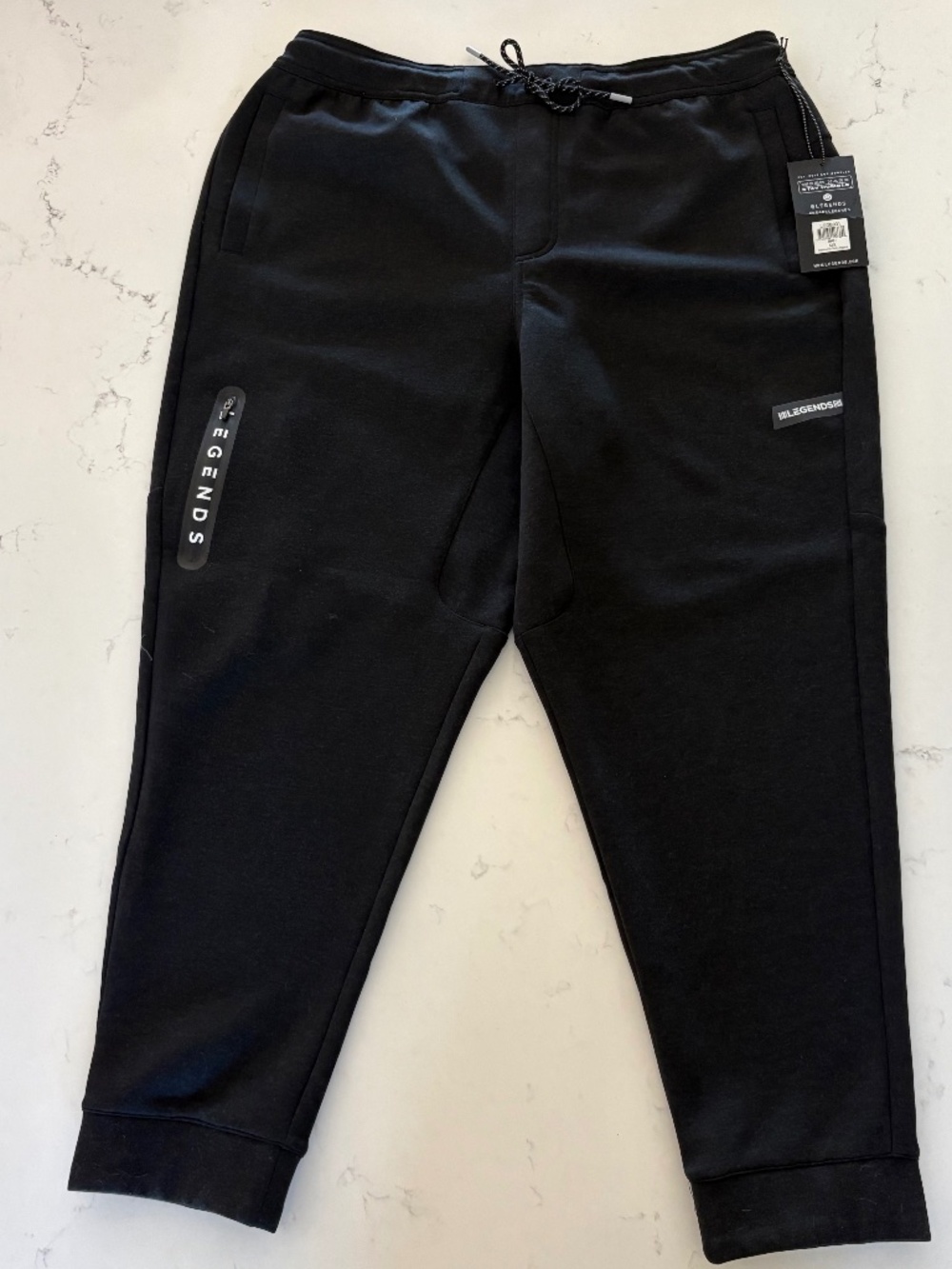 NWT Legends Black Heather Men’s Hawthorne Tech Joggers XXL